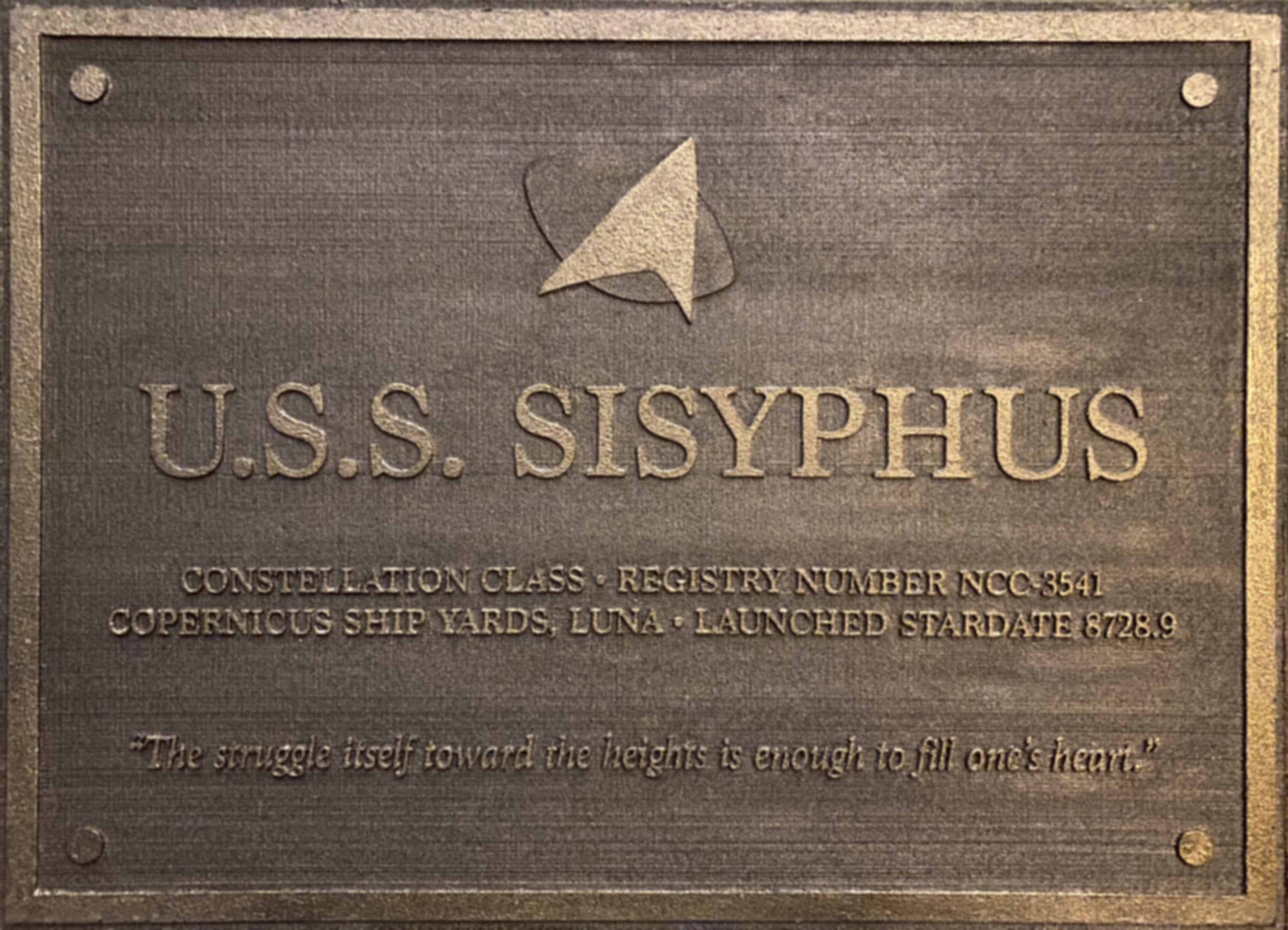 Sisyphus Plaque by Dan Granata